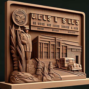 3D model Lees Summit Missouri (STL)